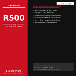 Champion Donation
